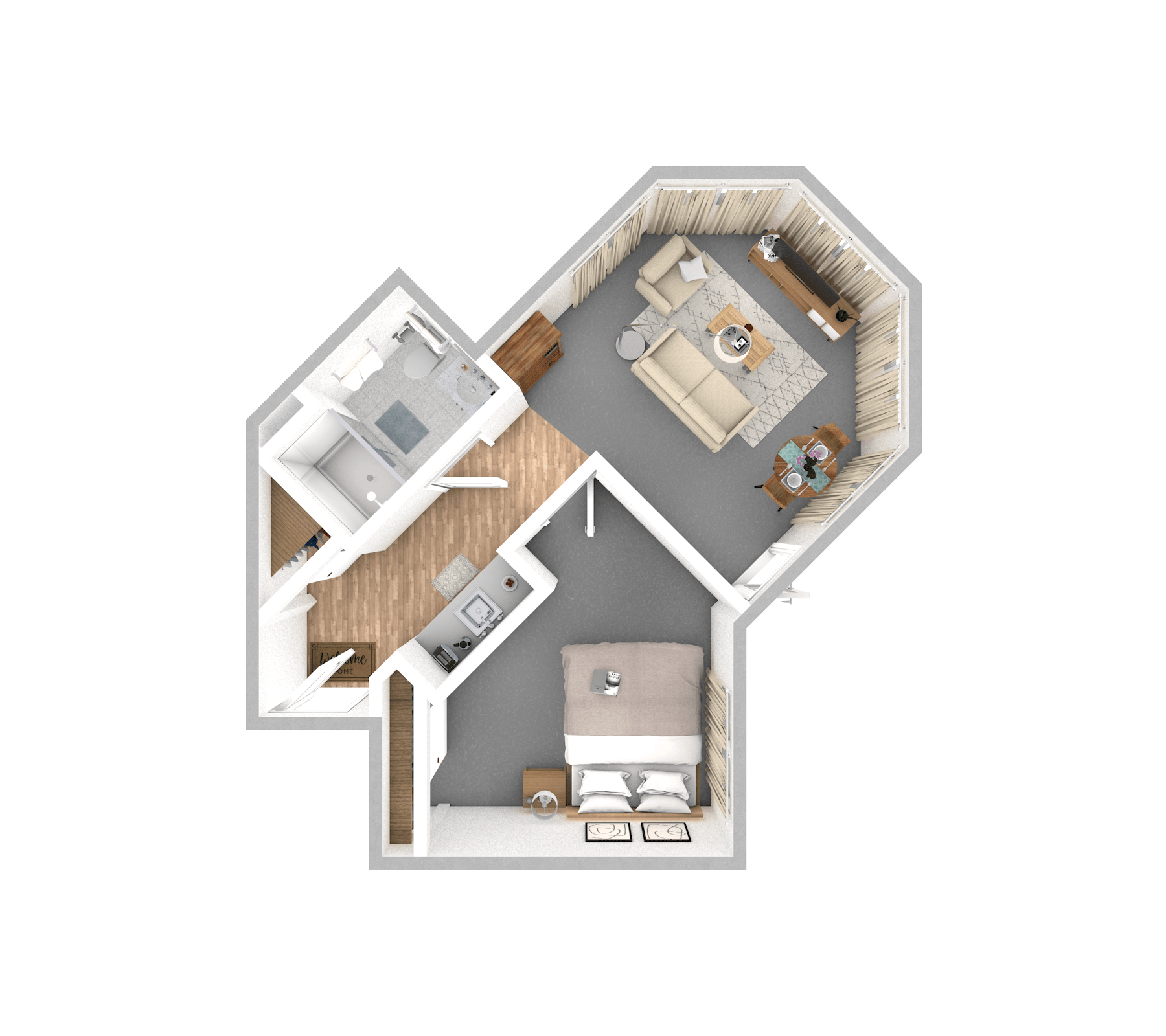 Hickory floor plan