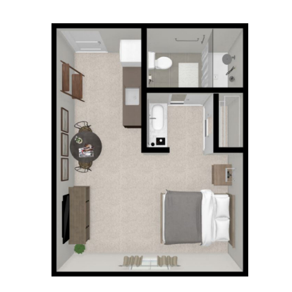 Oak (Memory Care) floor plan