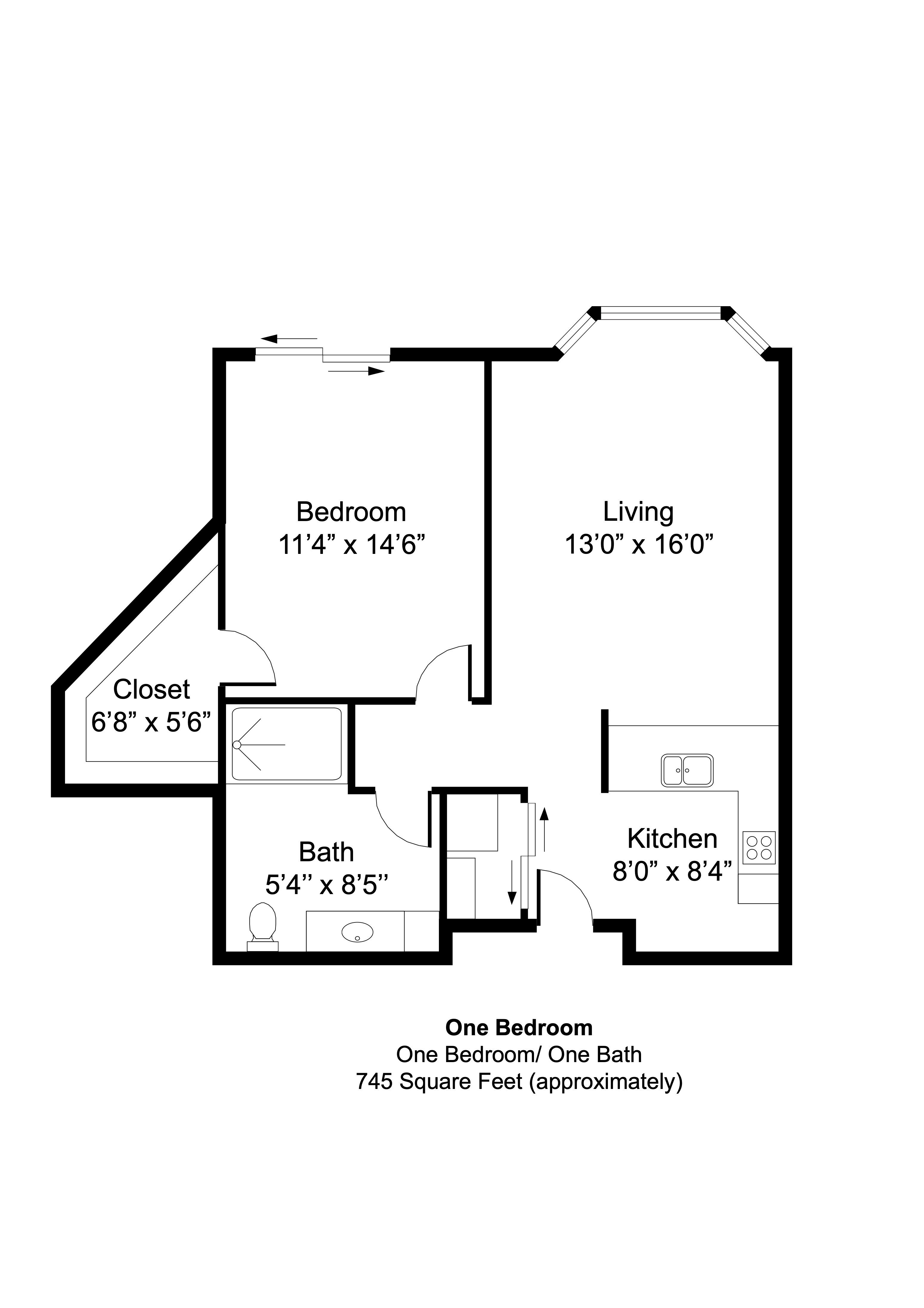 Pine floor plan